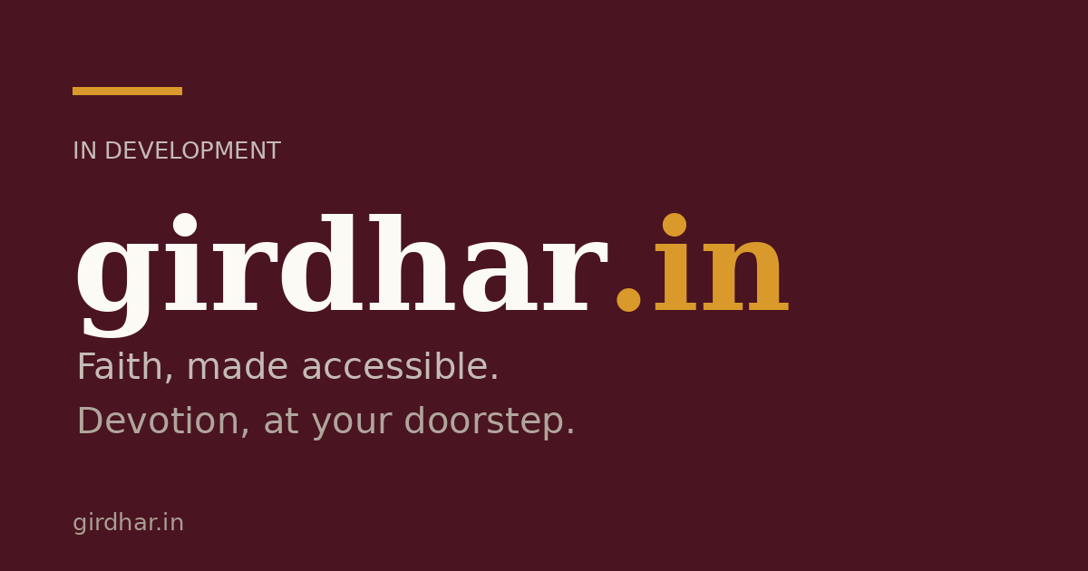 Link preview image for girdhar.in